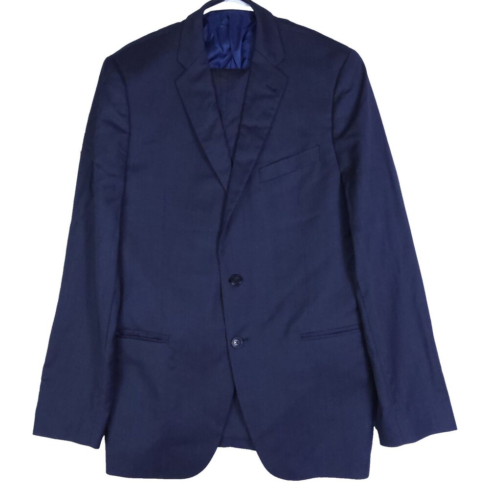 JoS A Bank - Joseph Abboud Reserve Guabello Navy Wool suit 42R